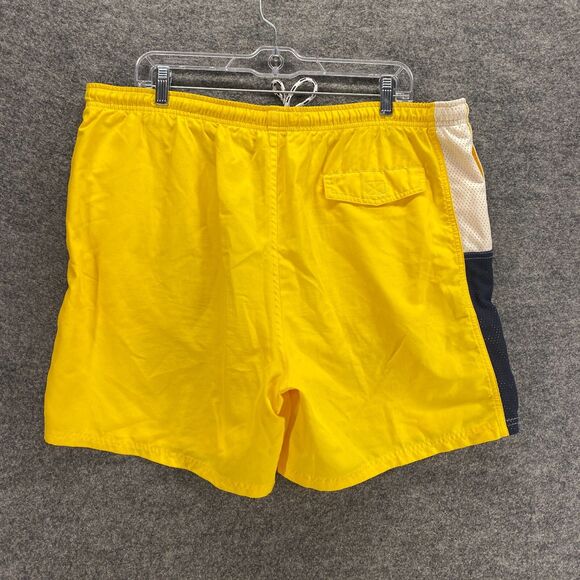 Roundtree & Yorke Swim Trunks Shorts Men M Medium Yellow  Swimwear - Picture 2 of 8